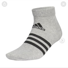 adidas 靴下25cm〜27cm 6足セットです！ 価格¥3,300  アディダス（adidas）アンクル3ストライプソックス 25cm〜27cm 6足セット の画像
