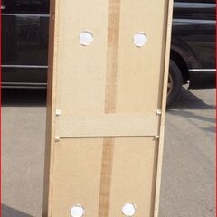 【￥2200-】玄関収納 4段 シューズラック ブラウン フラップ扉 ②の画像