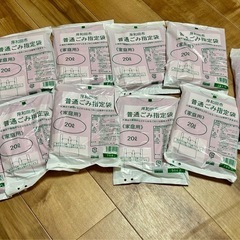 岸和田市普通ごみ指定袋 20ℓ×10 45ℓ×1