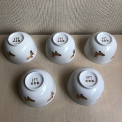 モリハナエ美食器　湯呑み5個セットの画像