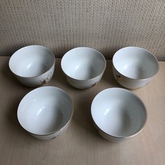 モリハナエ美食器　湯呑み5個セットの画像