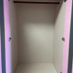 ピンク タンス クローゼット の画像