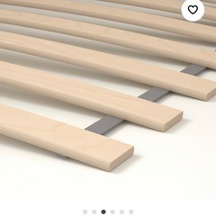 IKEA製メタルベッドフレーム　グリーンの画像