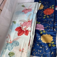 着物2点　まとめ売り　水色　ブルー