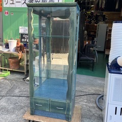 ショーケース　ガラスケース　棚　レトロ　昭和　ヴィンテージ　ビン...