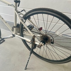 クロスバイク SPIRIT Bicycles SHIMANO ７段変速 ホワイト タイヤ交換必須の画像