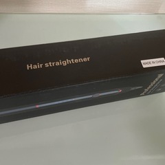 【ご成約済み】新品　ヘアアイロンの画像