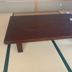 値下げしました　テーブル　天然木　の画像