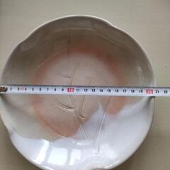 萩焼風　和陶器 中皿／竹文様の画像
