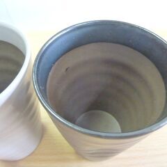 陶器製 泡立ちビアタンブラー ２客組の画像