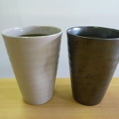陶器製 泡立ちビアタンブラー ２客組の画像