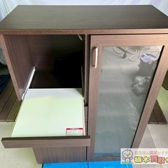 NITORI/ニトリ レンジボード キッチン収納 食器棚 現状品の画像