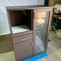 NITORI/ニトリ レンジボード キッチン収納 食器棚 現状品の画像