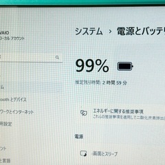 VAIO 高速SSD ソニー ブルー 6GB 新品SSD Office2024 Windows11 高速 カメラの画像