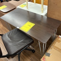 テーブルレザー調イスセット