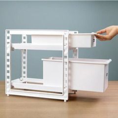 《シンク下収納》スライドストッカー 深型 2段　お譲りします！