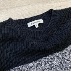 １００ｃｍ　子供服　グローバルワーク　長袖　ニット　セーター　綿の画像