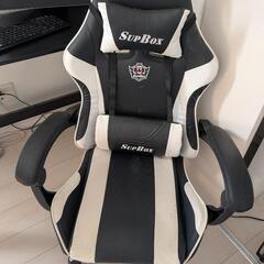 無料 ゲーミングチェア 背中のパーツ破損パーツ交換すれば使えると...