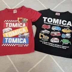 トミカ Tシャツ 95cm 働く車 半袖Tシャツ 2枚セット