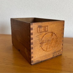 昭和時代のナショナル木製アイロン箱 収納箱やプランターカバーにいかがでしょうの画像