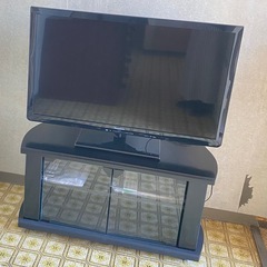 テレビ台　収納付きの画像