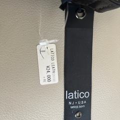 新品未使用Latico レザーショルダーバッグの画像