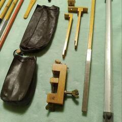 ヘラブナ 和竿 竿正 幹春 苔水 万力 竿掛け まとめ売りの画像