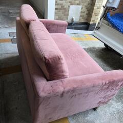 【配送無料】2人掛けソファ　シミなし 美品✨　　　　　　　　7750の画像