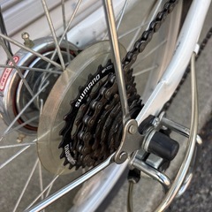 【整備士による点検済み】　リアサス付き折り畳み自転車　防犯登録料込価格︎‼︎の画像