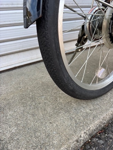 整備士による点検済み】 リアサス付き折り畳み自転車 防犯登録料込価格