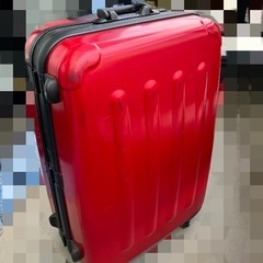 中古スーツケース　大　赤　109Ｌ