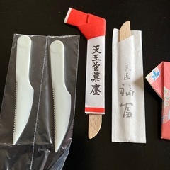 菓子切り　菓子楊枝　使い捨て　中古含むの画像