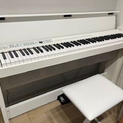 【電子ピアノ】 KORG C1 Air WH X型イスセット 電...