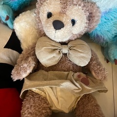 ディズニーぬいぐるみとその友達の画像