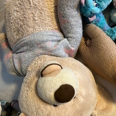 ディズニーぬいぐるみとその友達の画像