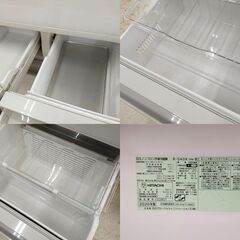 HITACHI / 日立 401L 5ドア 片開き 冷凍冷蔵庫 R-S40K ホワイト 冷凍庫 冷蔵庫 家電 【ユーズドユーズ名古屋天白店】の画像