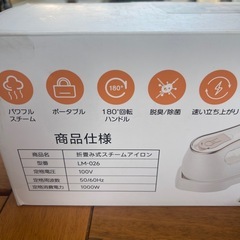 LM-026 スチームアイロン 1000Wの画像