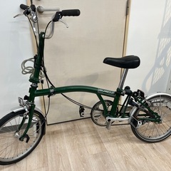 ブロンプトン 折りたたみ自転車 グリーン 16インチ BROMP...