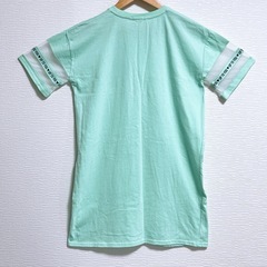 美品Lindauerリンドールミントグリーン半袖チュニック メッシュサイズ160の画像