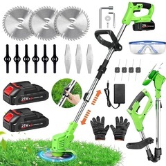 【新品・未使用】草刈機 芝刈り機 4種類 替刃 コードレス 伸縮...