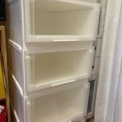 高さ30cm クローゼット用フィッツユニットケース Lサイズ ワイド1つ②の画像