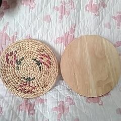 回転なべ敷き