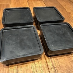 洗濯機用高さ調整 タツフト　ゴムマット 防振防音 あしあげ隊 4個入り