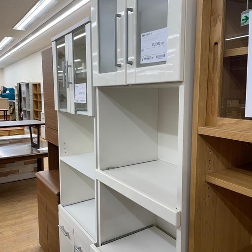 ☆リユースのサカイ幸手店☆SJ9598☆ニトリ 食器棚 クリーニング済み