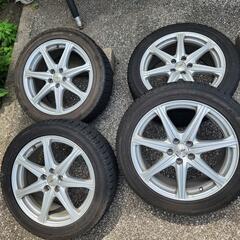 タイヤホイールセット 17x7J+50 PCD100(タイヤ21...