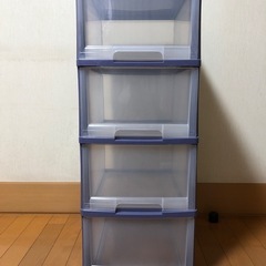 衣装収納ケース(4段)