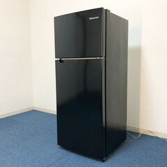 ハイセンス 冷蔵庫 HR-B12J1B 右開き2ドア ブラック ...
