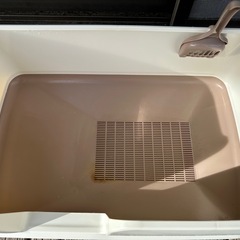 【中古】猫トイレ　システムトイレ快適ワイドの画像