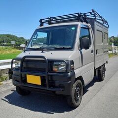 軽キャンピングカー　ミニキャブ　パネルバン　車中泊　キャンパー　...