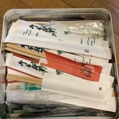 工作などに『割り箸、プラスチックスプーン(全て未使用)』欲しい方...